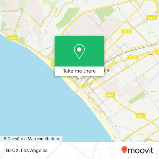 GEOX, 1425 3rd St Prom Santa Monica, CA 90401 map