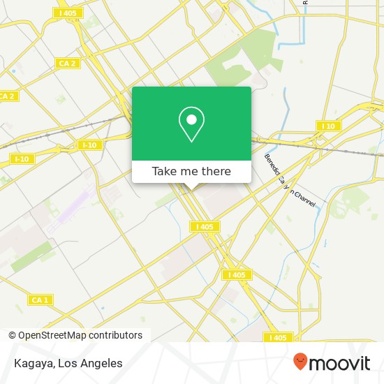 Mapa de Kagaya, 11128 Palms Blvd Los Angeles, CA 90034