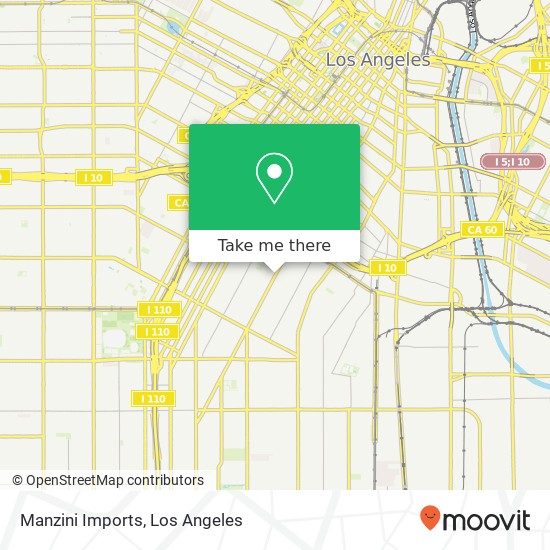 Manzini Imports, 2400 S San Pedro St Los Angeles, CA 90011 map