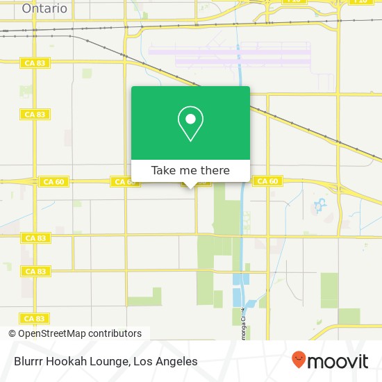 Blurrr Hookah Lounge map