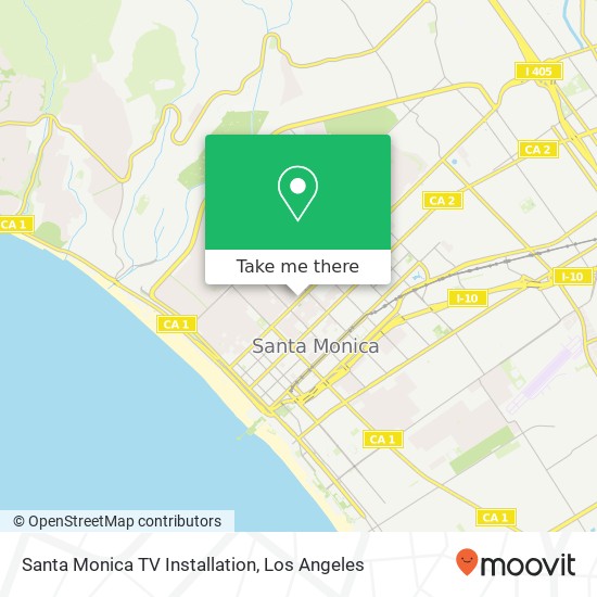 Mapa de Santa Monica TV Installation, 1223 Wilshire Blvd Santa Monica, CA 90403