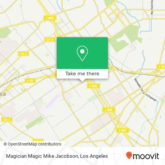 Magician Magic Mike Jacobson map