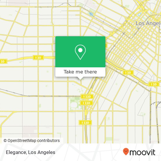 Mapa de Elegance, 3201 S Hoover St Los Angeles, CA 90007