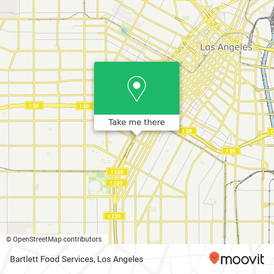 Bartlett Food Services, 2400 S Flower St Los Angeles, CA 90007 map
