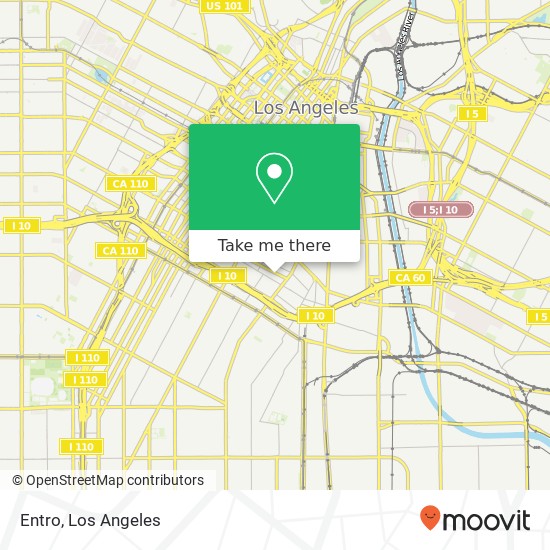 Mapa de Entro, 1108 E Pico Blvd Los Angeles, CA 90021