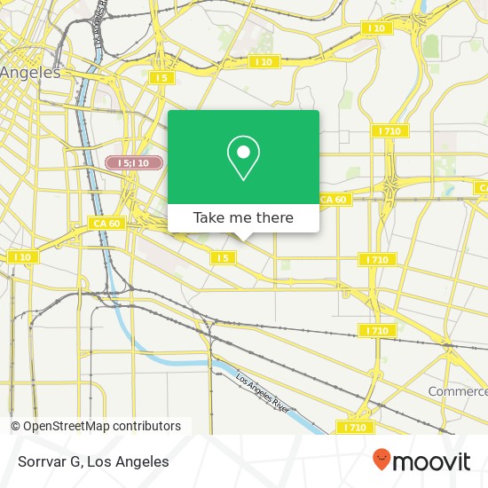 Mapa de Sorrvar G, 3516 Whittier Blvd Los Angeles, CA 90023