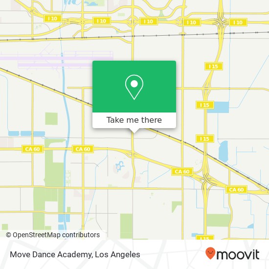 Mapa de Move Dance Academy