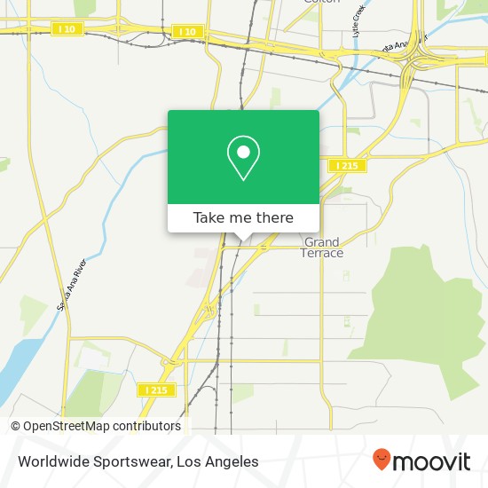 Worldwide Sportswear, 21800 Barton Rd Grand Terrace, CA 92313 map