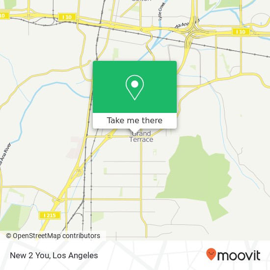 Mapa de New 2 You, 22400 Barton Rd Grand Terrace, CA 92313