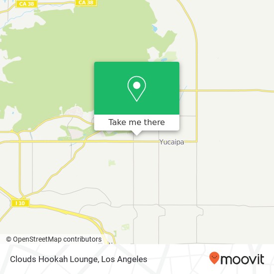 Mapa de Clouds Hookah Lounge