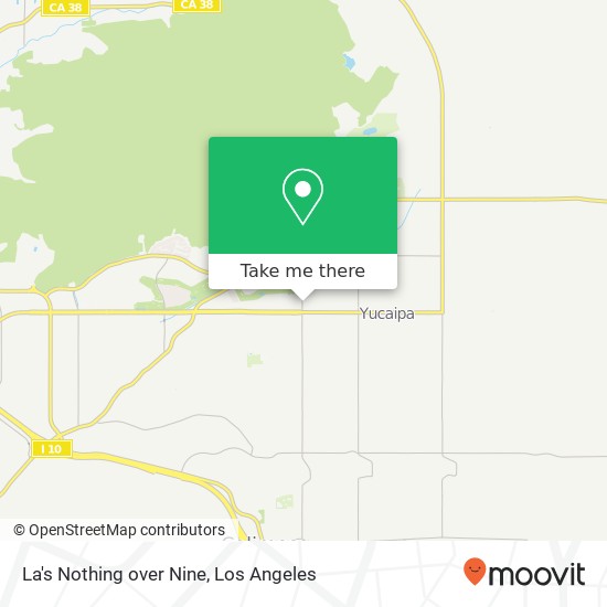 Mapa de La's Nothing over Nine, 12031 5th St Yucaipa, CA 92399