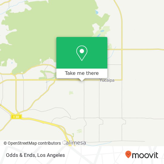 Mapa de Odds & Ends, 34247 Yucaipa Blvd Yucaipa, CA 92399