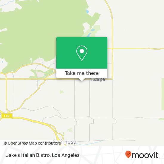 Mapa de Jake's Italian Bistro, 12170 4th St Yucaipa, CA 92399