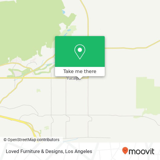 Mapa de Loved Furniture & Designs, 12154 California St Yucaipa, CA 92399