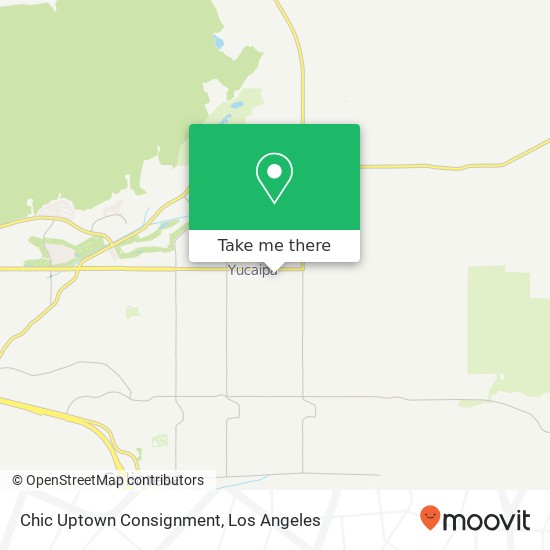 Mapa de Chic Uptown Consignment, 12146 California St Yucaipa, CA 92399