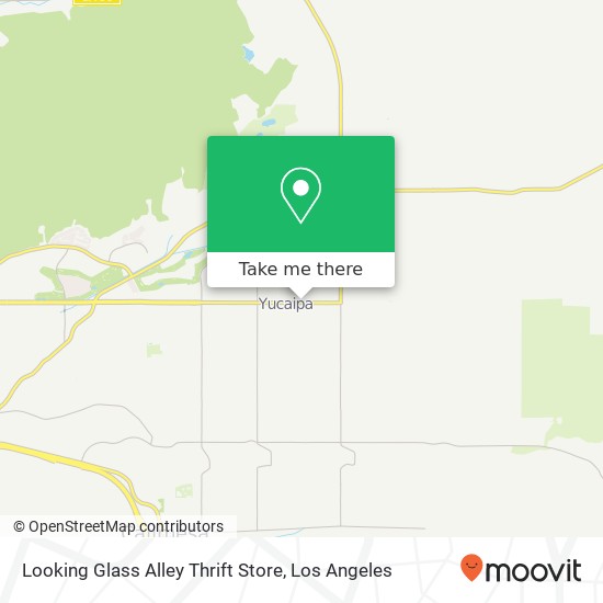 Mapa de Looking Glass Alley Thrift Store, 35010 Yucaipa Blvd Yucaipa, CA 92399