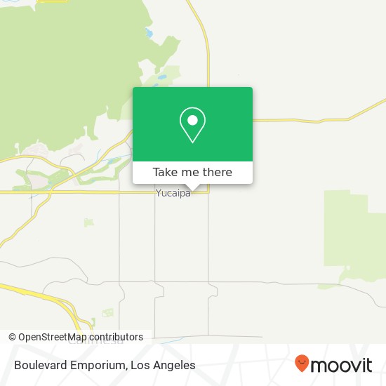 Mapa de Boulevard Emporium, 35119 Yucaipa Blvd Yucaipa, CA 92399