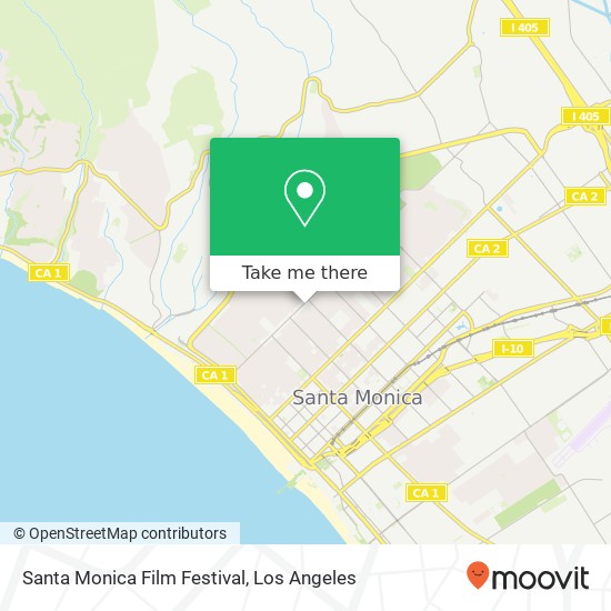 Mapa de Santa Monica Film Festival