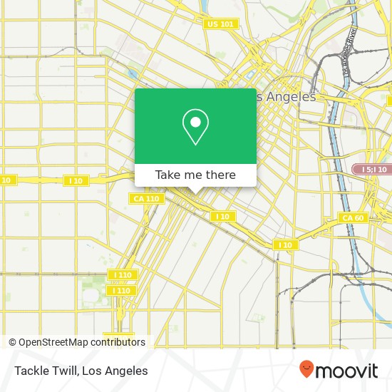 Mapa de Tackle Twill, 1525 S Main St Los Angeles, CA 90015