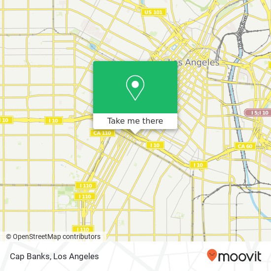 Mapa de Cap Banks, 106 E 17th St Los Angeles, CA 90015