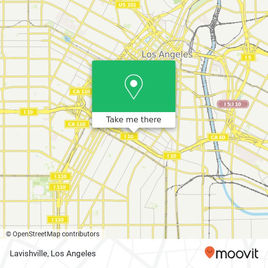 Mapa de Lavishville, 1458 S San Pedro St Los Angeles, CA 90015