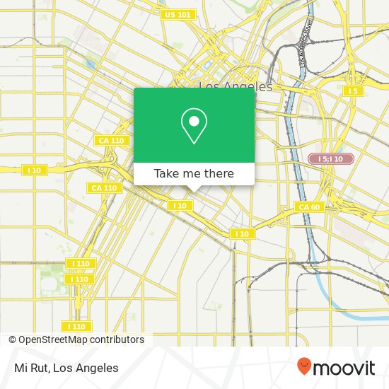 Mapa de Mi Rut, 740 E Pico Blvd Los Angeles, CA 90021