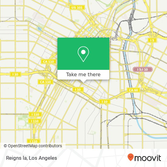 Mapa de Reigns la, 727 E Pico Blvd Los Angeles, CA 90021