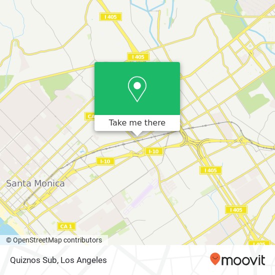 Quiznos Sub, 11909 W Olympic Blvd Los Angeles, CA 90064 map