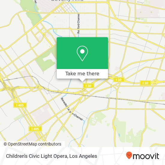 Children's Civic Light Opera map