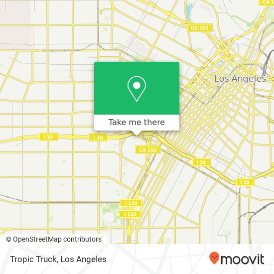 Mapa de Tropic Truck, 924 W Washington Blvd Los Angeles, CA 90015