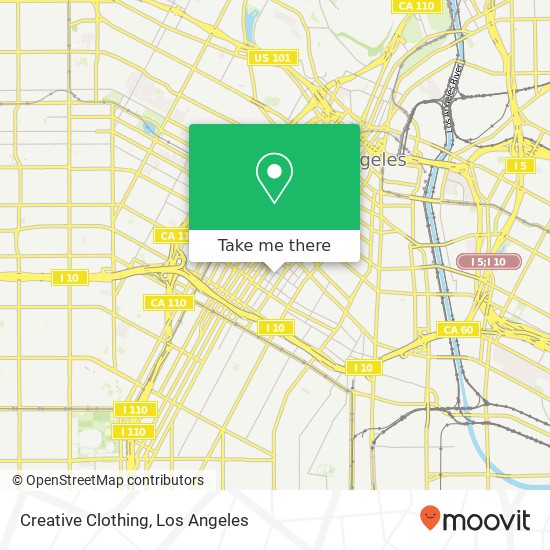 Creative Clothing, 1110 Santee St Los Angeles, CA 90015 map