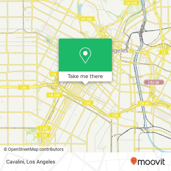 Mapa de Cavalini, 1120 S Los Angeles St Los Angeles, CA 90015