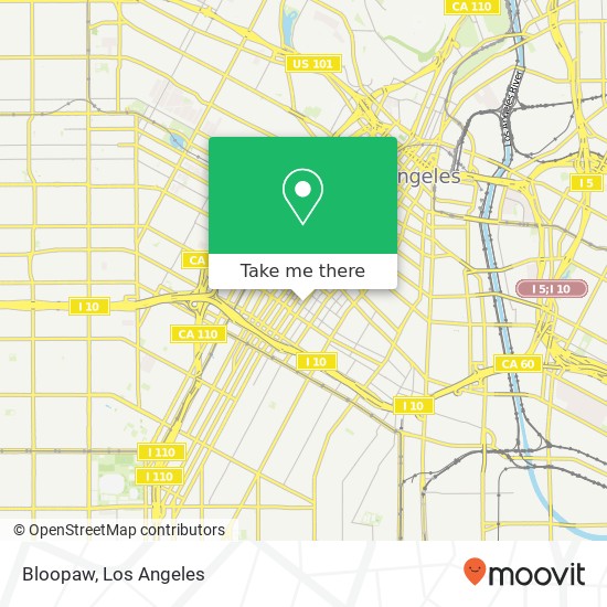 Mapa de Bloopaw, 1151 S Los Angeles St Los Angeles, CA 90015