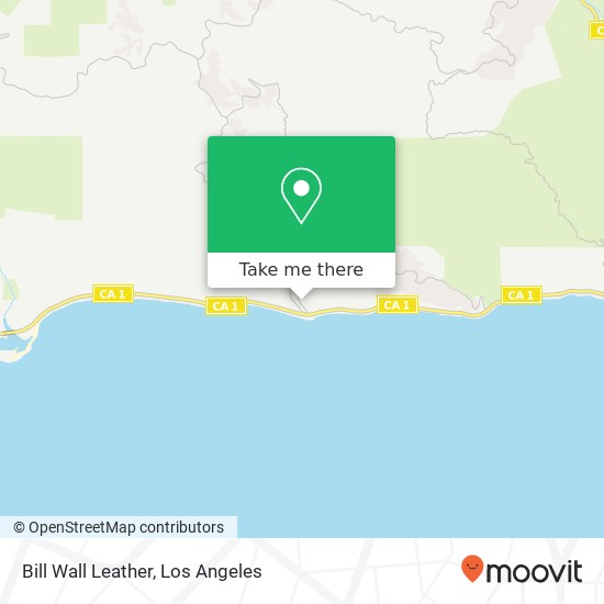 Mapa de Bill Wall Leather, 3900 Las Flores Canyon Rd Malibu, CA 90265