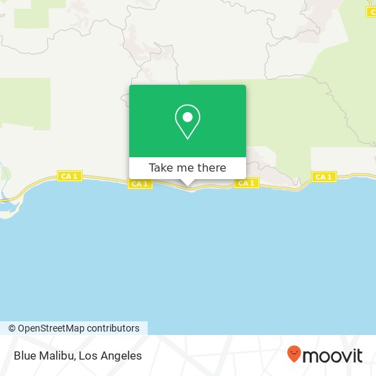 Mapa de Blue Malibu, 21219 Pacific Coast Hwy Malibu, CA 90265