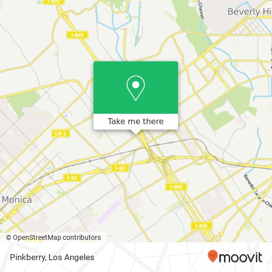 Mapa de Pinkberry, 11301 W Olympic Blvd Los Angeles, CA 90064