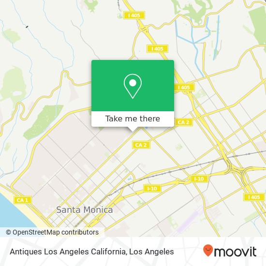 Antiques Los Angeles California, 12381 Wilshire Blvd Los Angeles, CA 90025 map