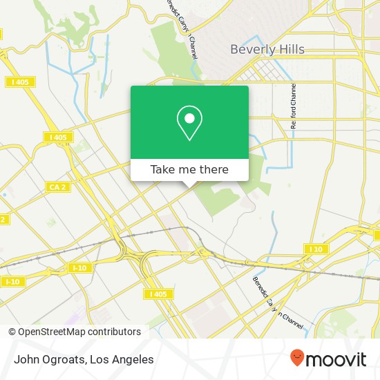 Mapa de John Ogroats, 10516 W Pico Blvd Los Angeles, CA 90064