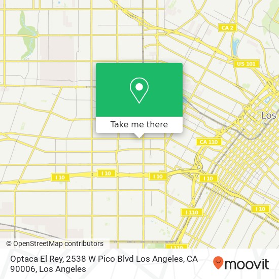 Optaca El Rey, 2538 W Pico Blvd Los Angeles, CA 90006 map