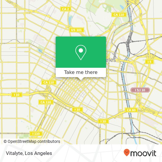 Mapa de Vitalyte, Los Angeles, CA 90014