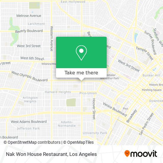 Nak Won House Restaurant map