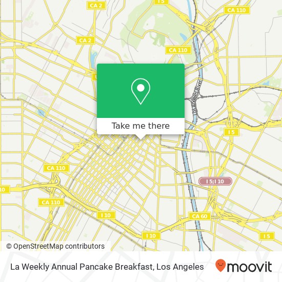 La Weekly Annual Pancake Breakfast, 214 S Main St Los Angeles, CA 90012 map