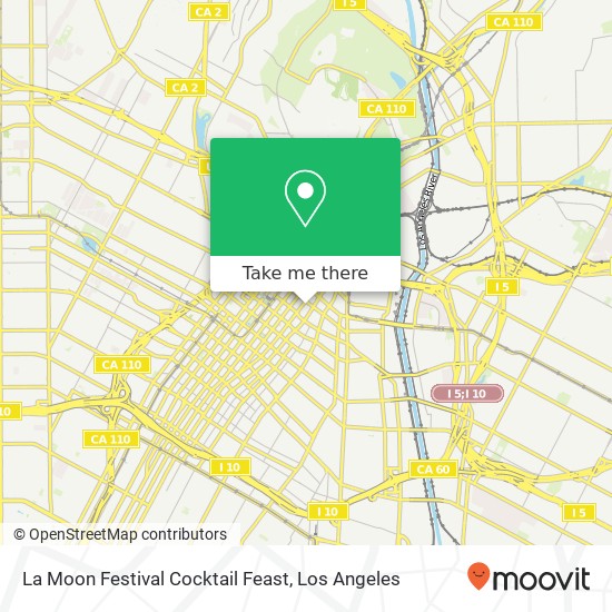 La Moon Festival Cocktail Feast map