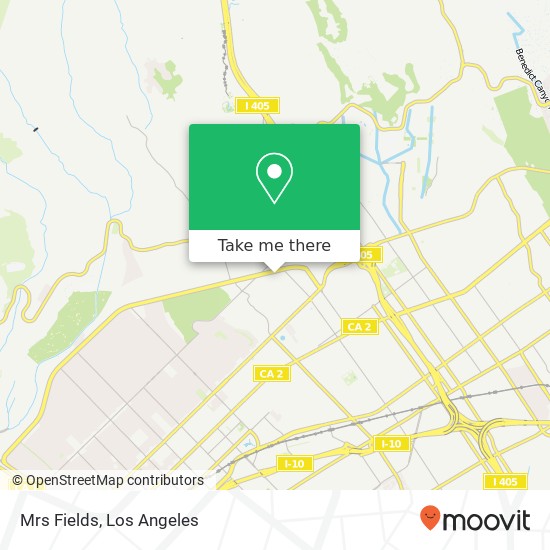 Mapa de Mrs Fields, 11740 San Vicente Blvd Los Angeles, CA 90049