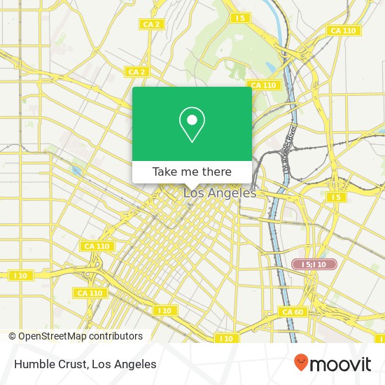 Mapa de Humble Crust, 200 S Grand Ave Los Angeles, CA 90012