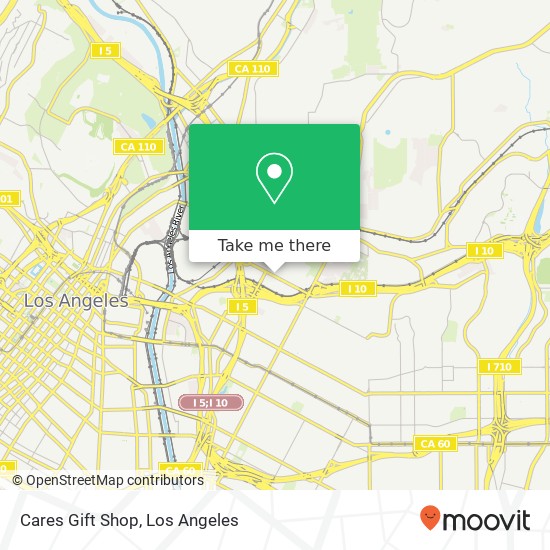 Mapa de Cares Gift Shop, 1983 Marengo St Los Angeles, CA 90033