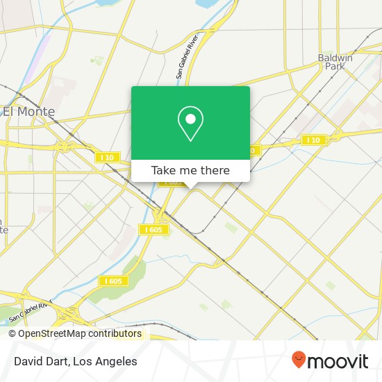 Mapa de David Dart, 13077 Temple Ave La Puente, CA 91746