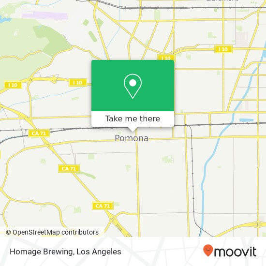 Homage Brewing map