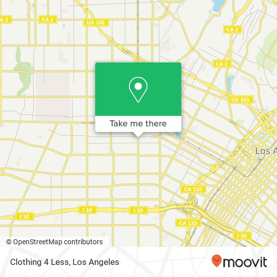 Mapa de Clothing 4 Less, 812 S Vermont Ave Los Angeles, CA 90005