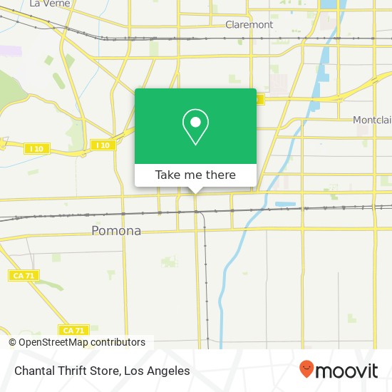 Chantal Thrift Store, 900 E Holt Ave Pomona, CA 91767 map